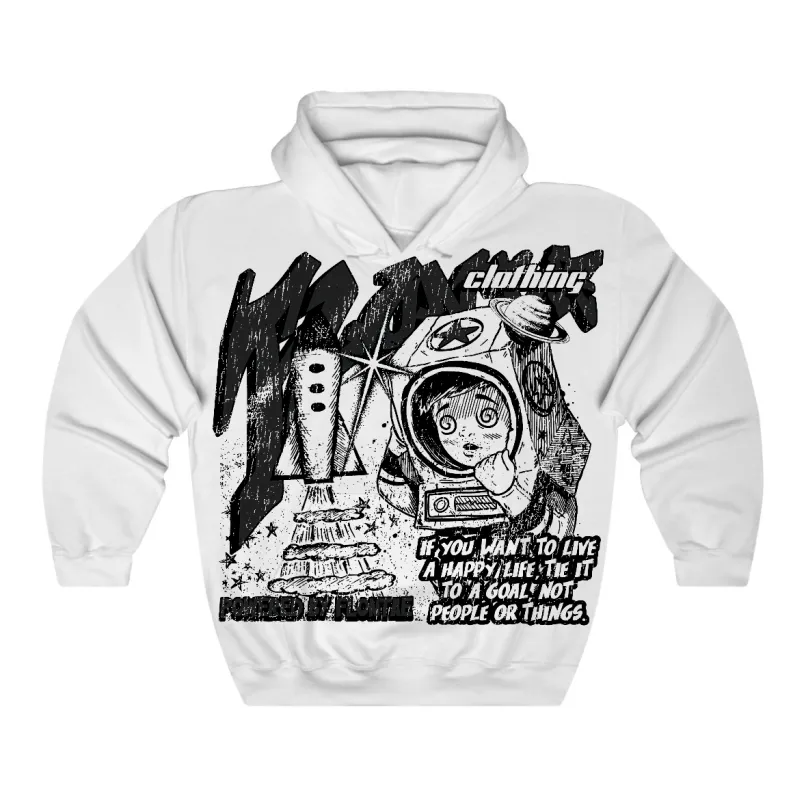 Black Cat 4s Flontae Hoodie Cosmic Aura Graphic sold by Flontae Clothing