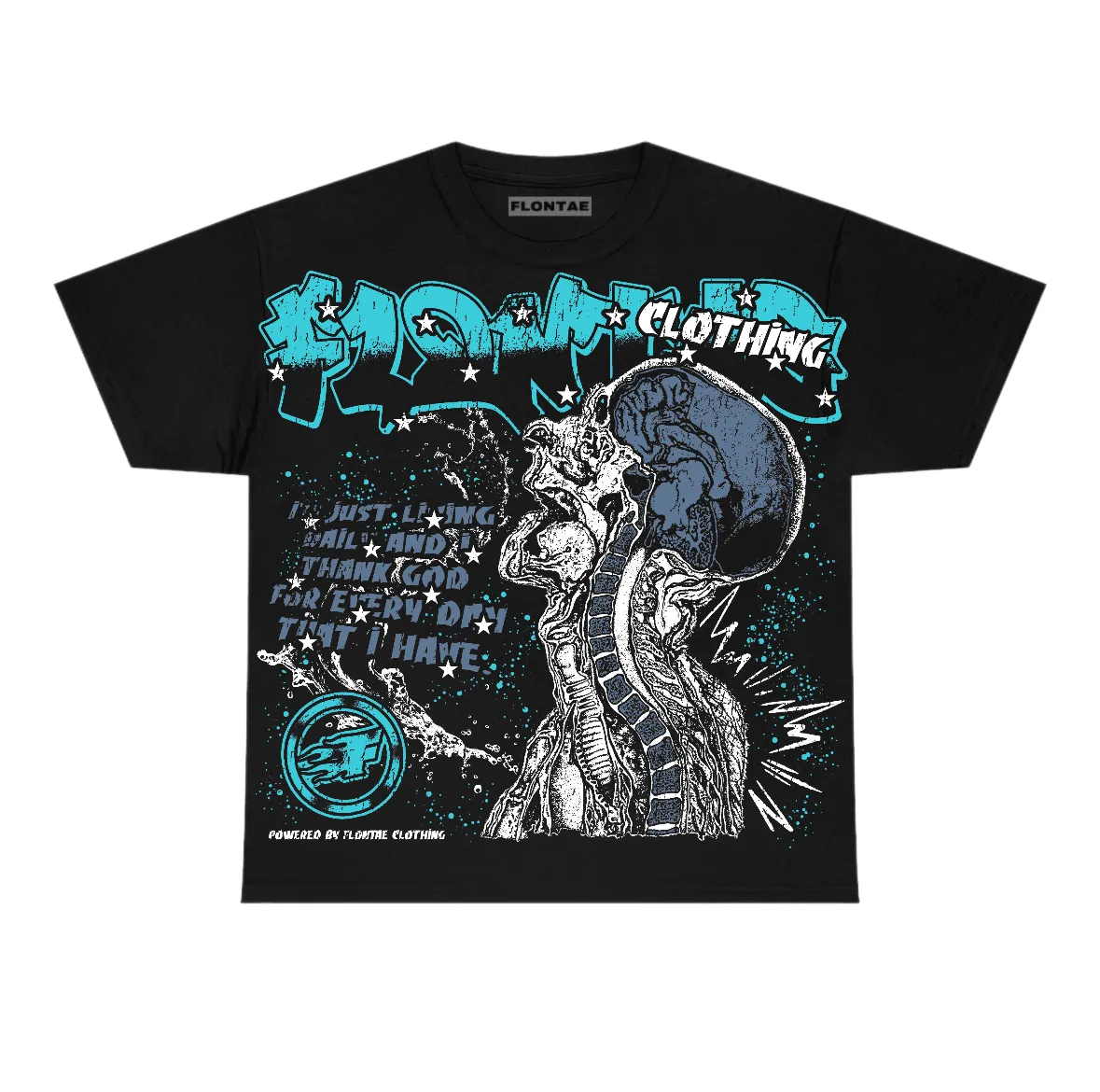Gamma Blue 11s Flontae T-Shirt Not Losing Graphic sold by Flontae Clothing