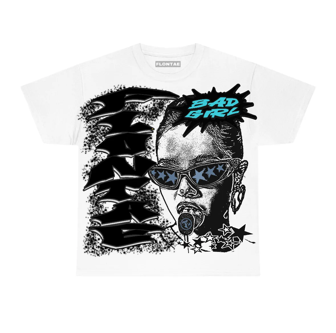 Gamma Blue 11s Flontae T-Shirt Baddie Graphic sold by Flontae Clothing