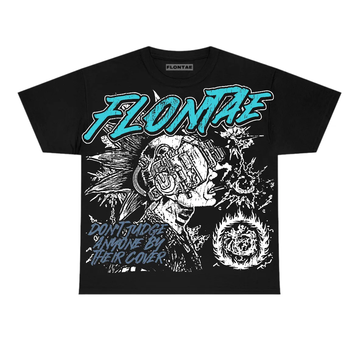Gamma Blue 11s Flontae T-Shirt Don't Judge Graphic sold by Flontae Clothing