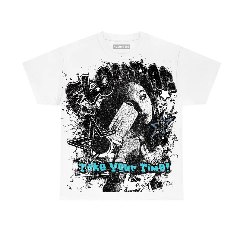 Gamma Blue 11s Flontae T-Shirt Be Patient Graphic made by Flontae Clothing
