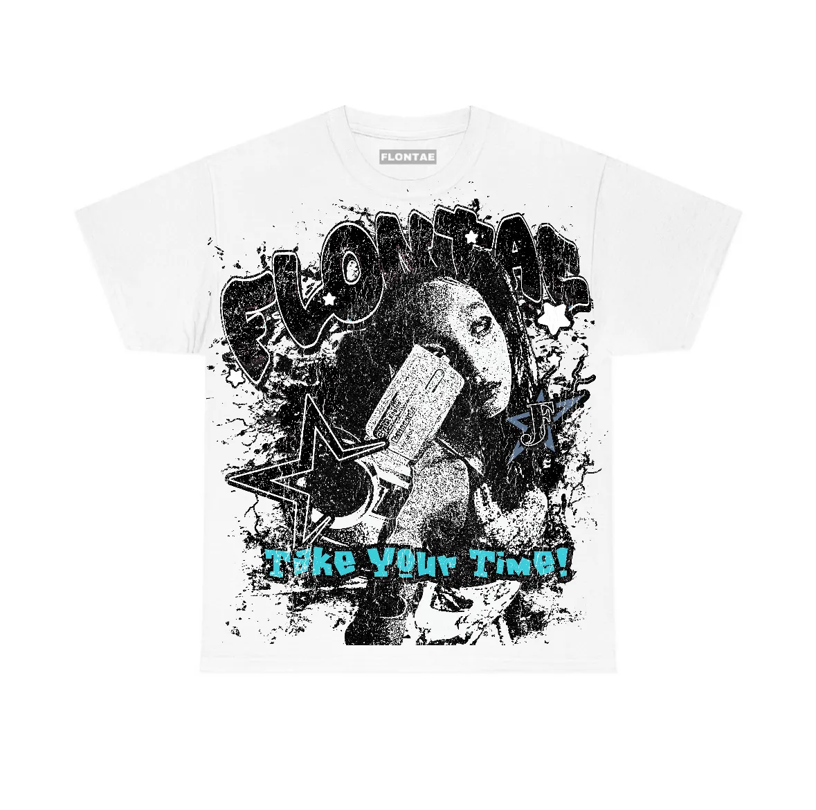 Gamma Blue 11s Flontae T-Shirt Be Patient Graphic sold by Flontae Clothing