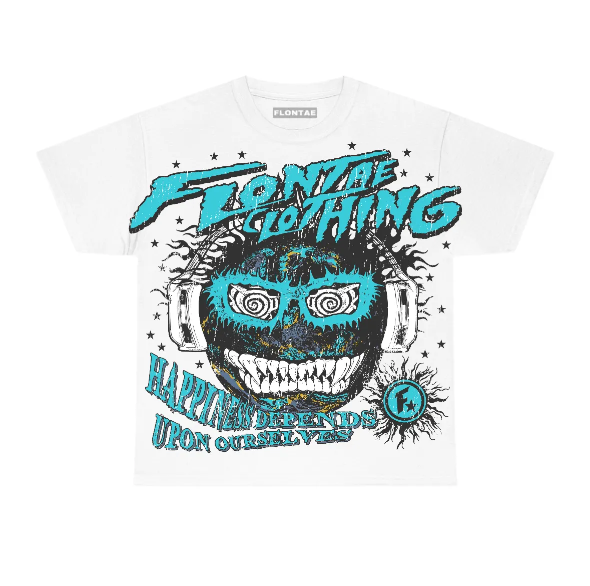 Gamma Blue 11s Flontae T-Shirt Happiness Within Graphic sold by Flontae Clothing product image thumbnail 2