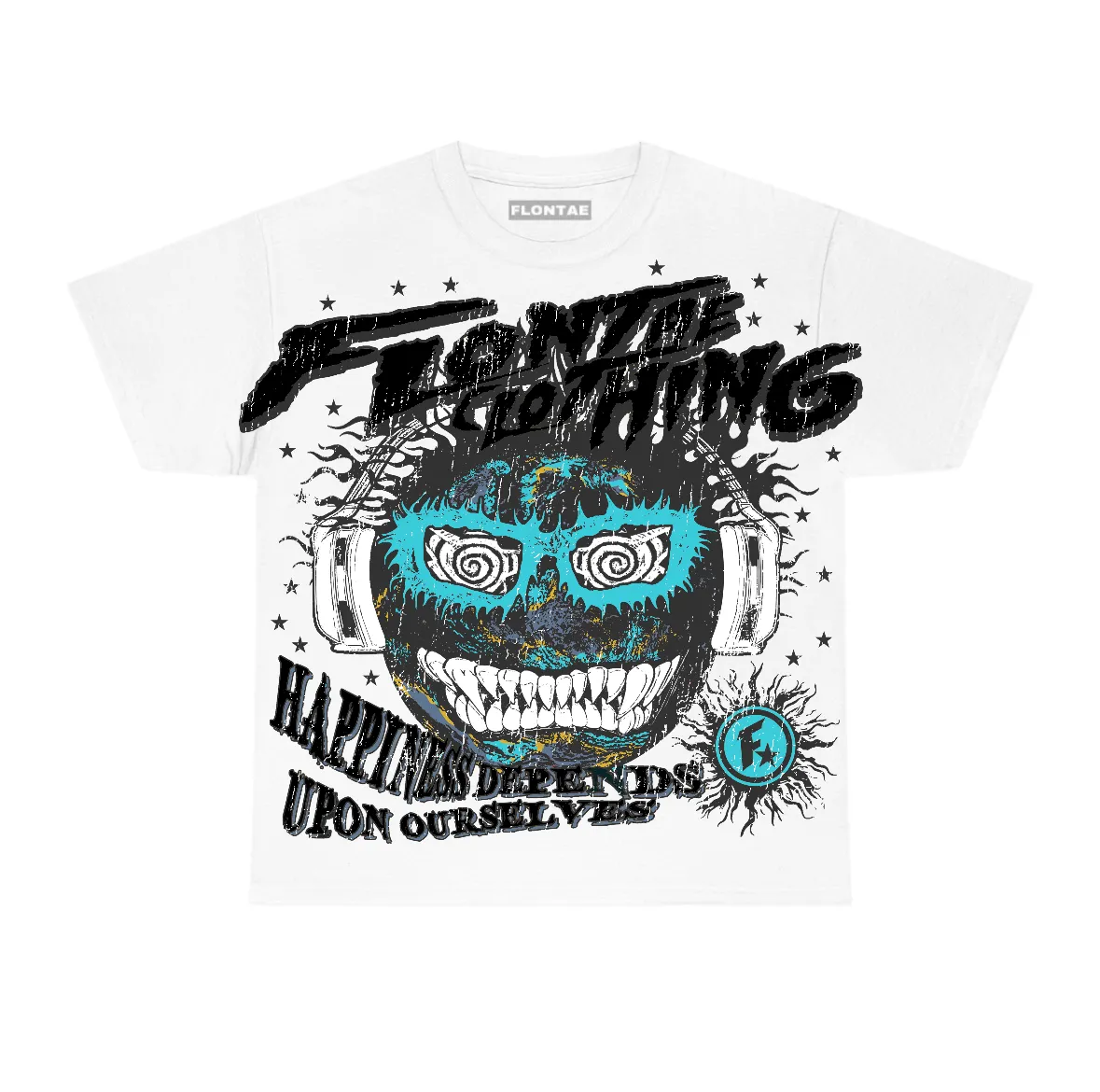 Gamma Blue 11s Flontae T-Shirt Happiness Within Graphic sold by Flontae Clothing