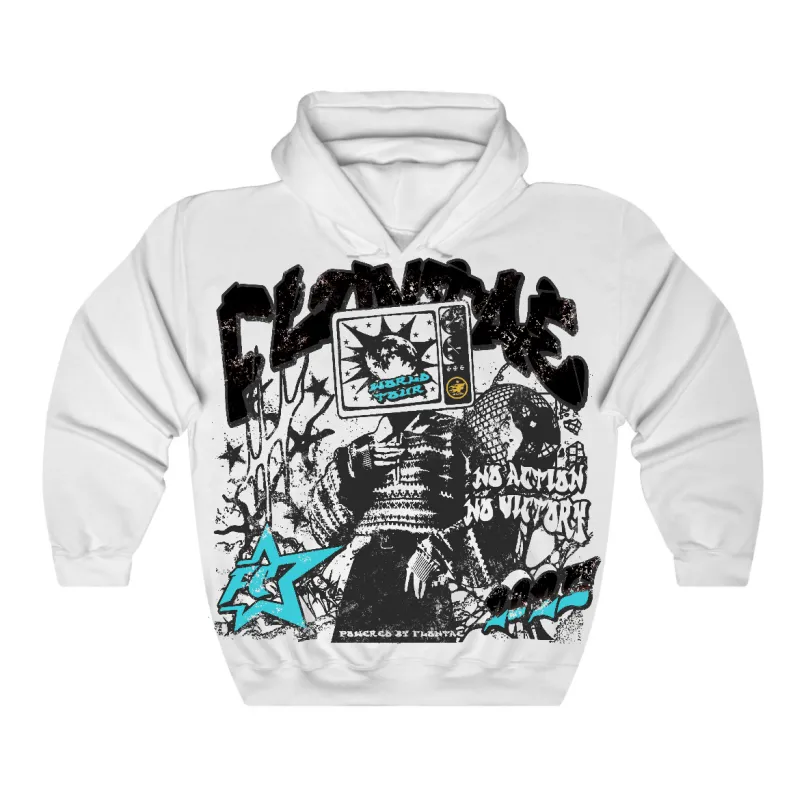 Gamma Blue 11s Flontae Hoodie No Victory Graphic sold by Flontae Clothing