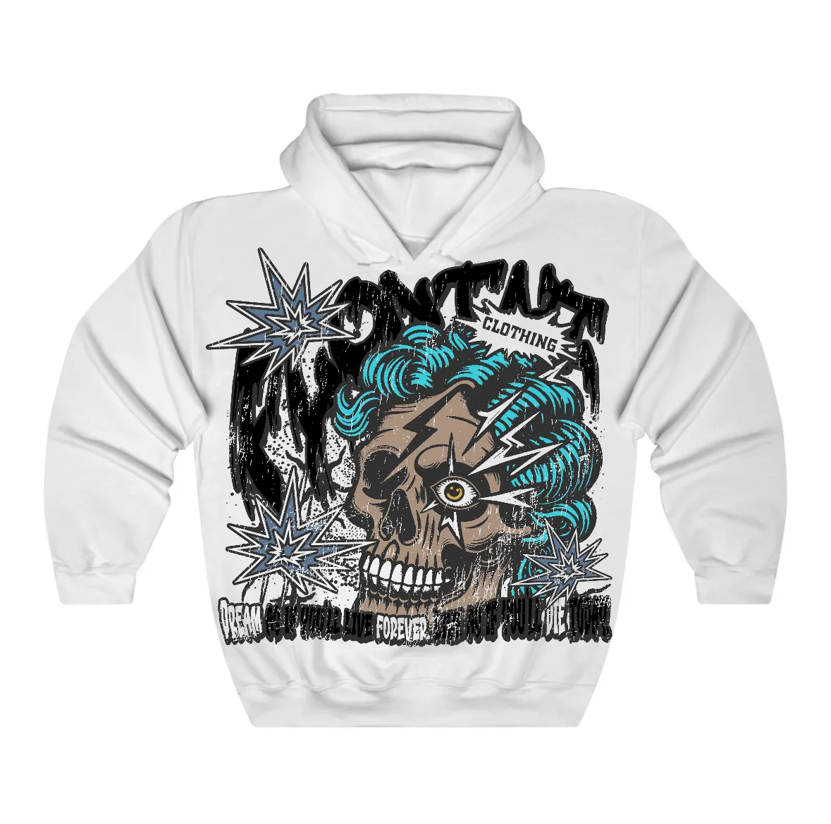Gamma Blue 11s Flontae Hoodie Dream Graphic sold by Flontae Clothing
