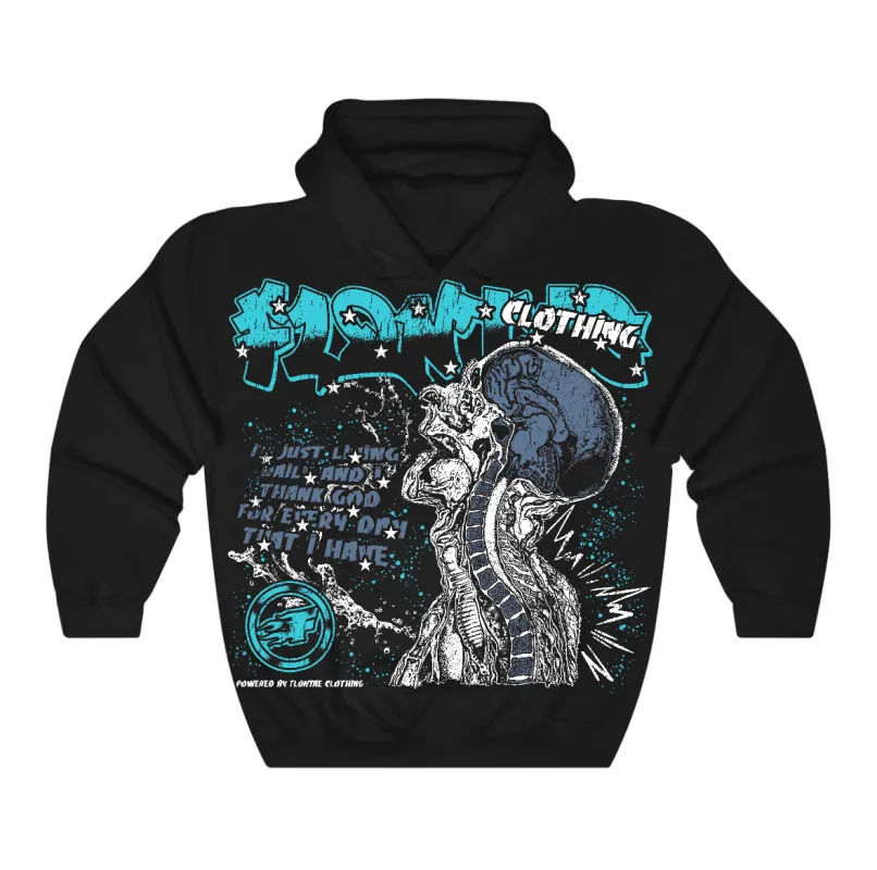Gamma Blue 11s Flontae Hoodie Not Losing Graphic sold by Flontae Clothing