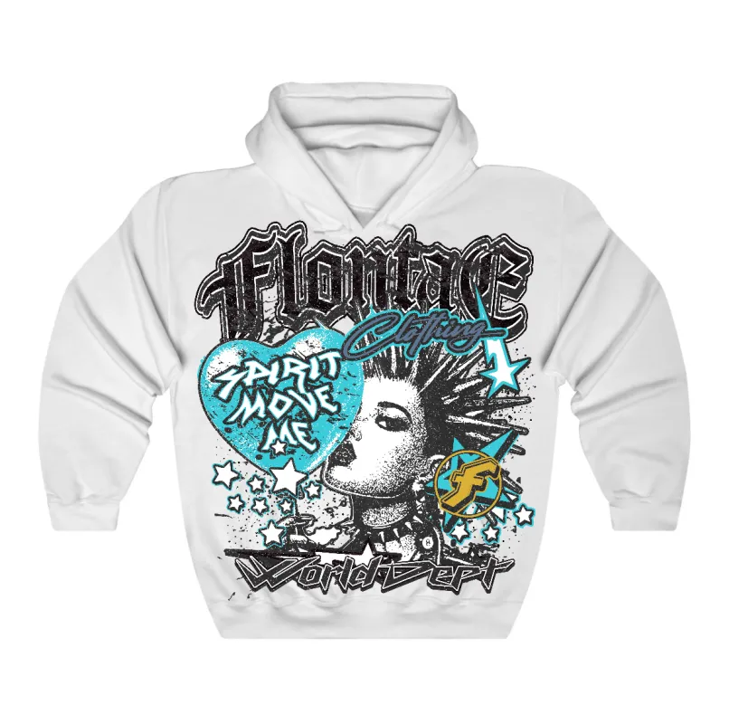 Gamma Blue 11s Flontae Hoodie Soul Motivation Graphic sold by Flontae Clothing