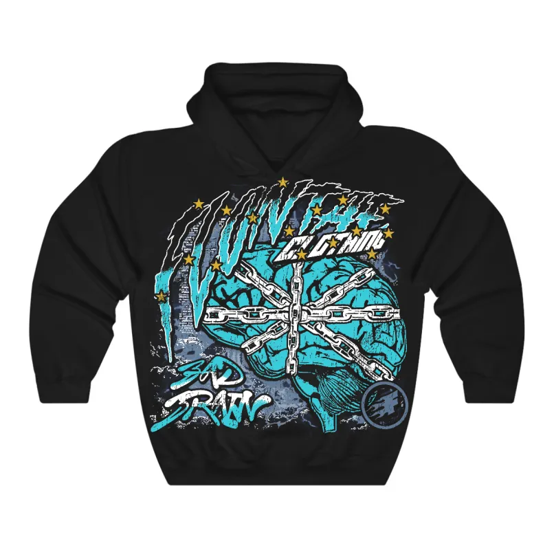 Gamma Blue 11s Flontae Hoodie Bad Brain Graphic sold by Flontae Clothing