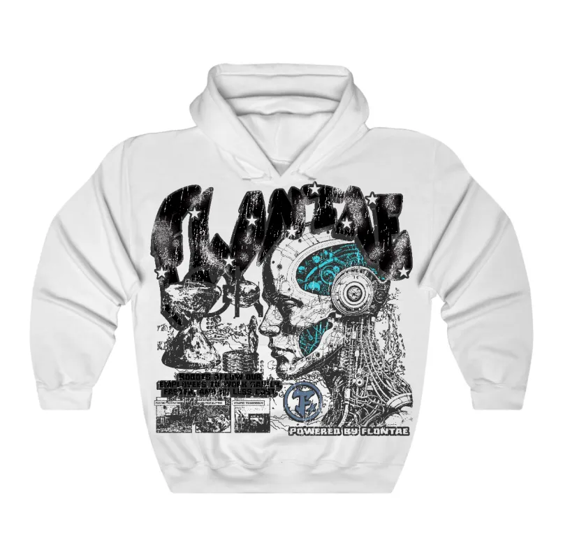 Gamma Blue 11s Flontae Hoodie Smartness Graphic sold by Flontae Clothing