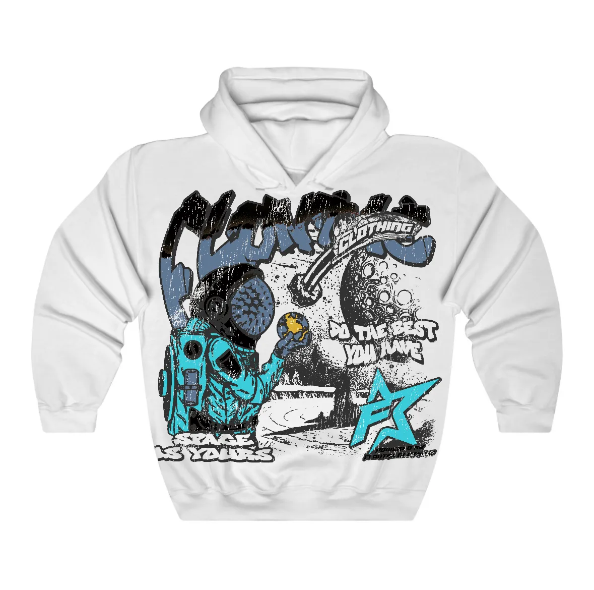 Gamma Blue 11s Flontae Hoodie Space Is Yours Graphic sold by Flontae Clothing