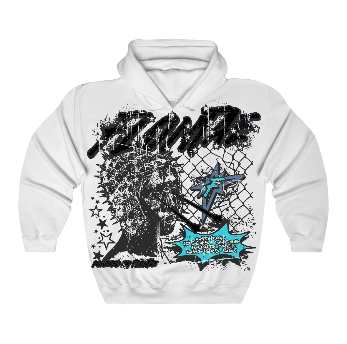 Gamma Blue 11s Flontae Hoodie Winners Graphic sold by Flontae Clothing
