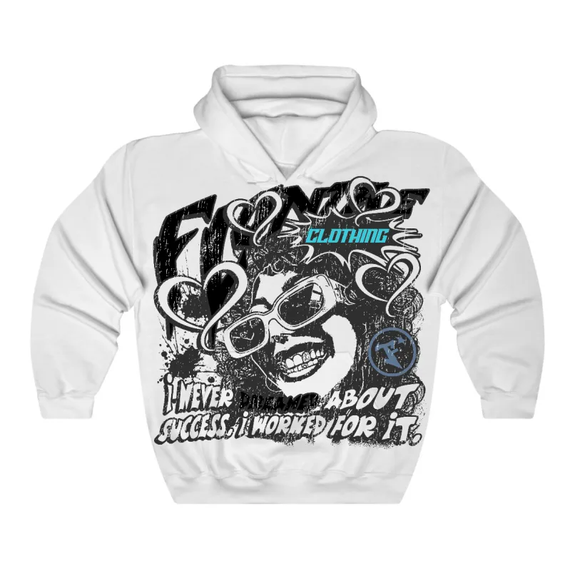 Gamma Blue 11s Flontae Hoodie Never Dream Graphic sold by Flontae Clothing