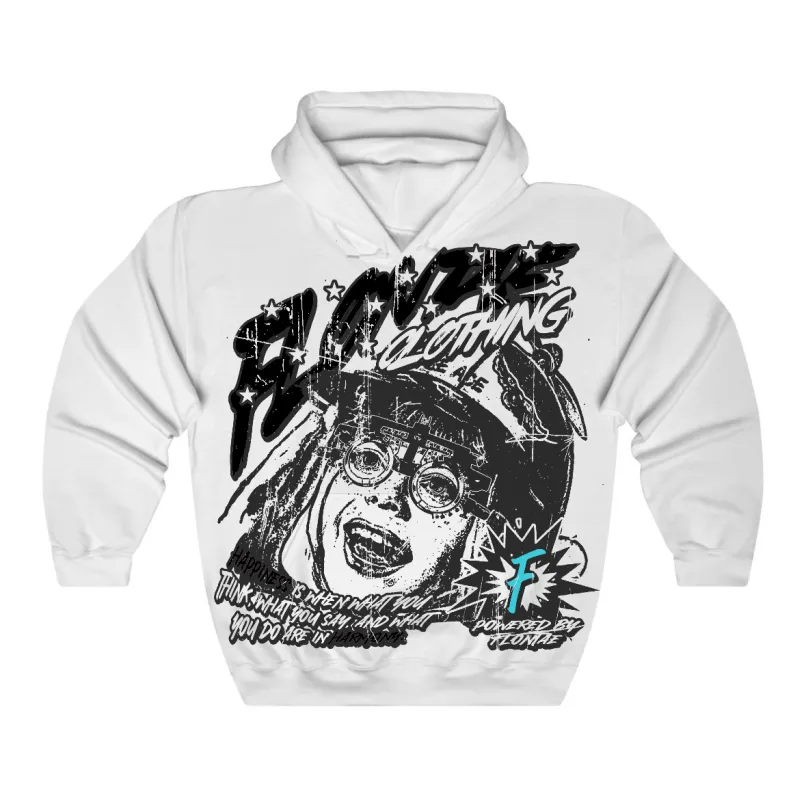 Gamma Blue 11s Flontae Hoodie Always Smile Graphic sold by Flontae Clothing