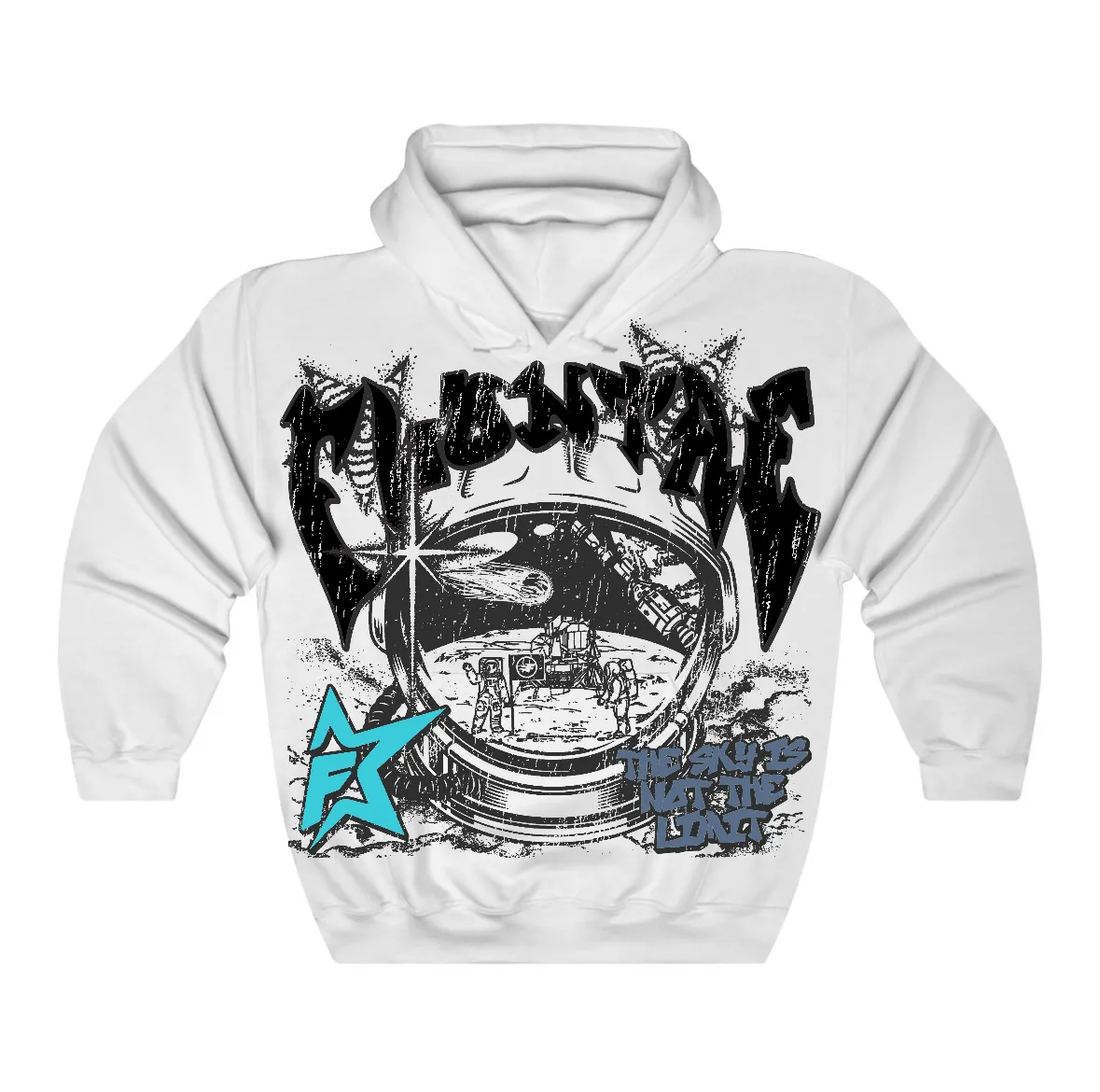 Gamma Blue 11s Flontae Hoodie Stay Ahead Graphic sold by Flontae Clothing