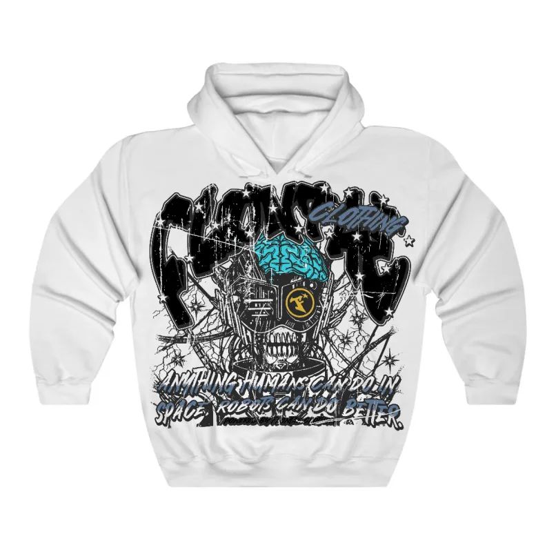 Gamma Blue 11s Flontae Hoodie Never Cared Graphic sold by Flontae Clothing