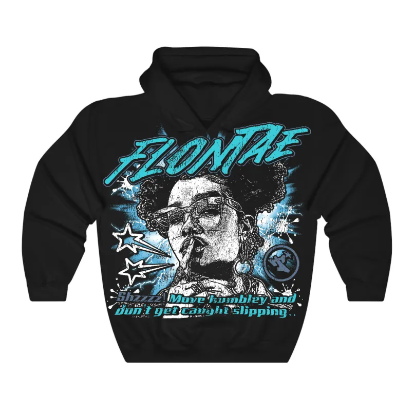 Gamma Blue 11s Flontae Hoodie Move Humbly Graphic sold by Flontae Clothing