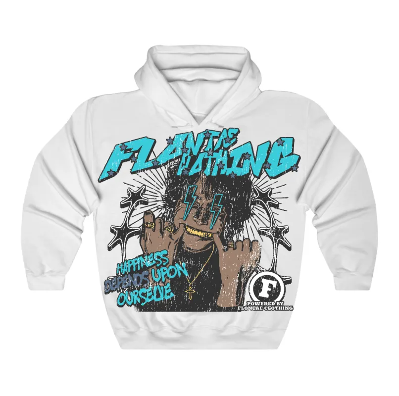 Gamma Blue 11s Flontae Hoodie Inner Bliss Graphic sold by Flontae Clothing