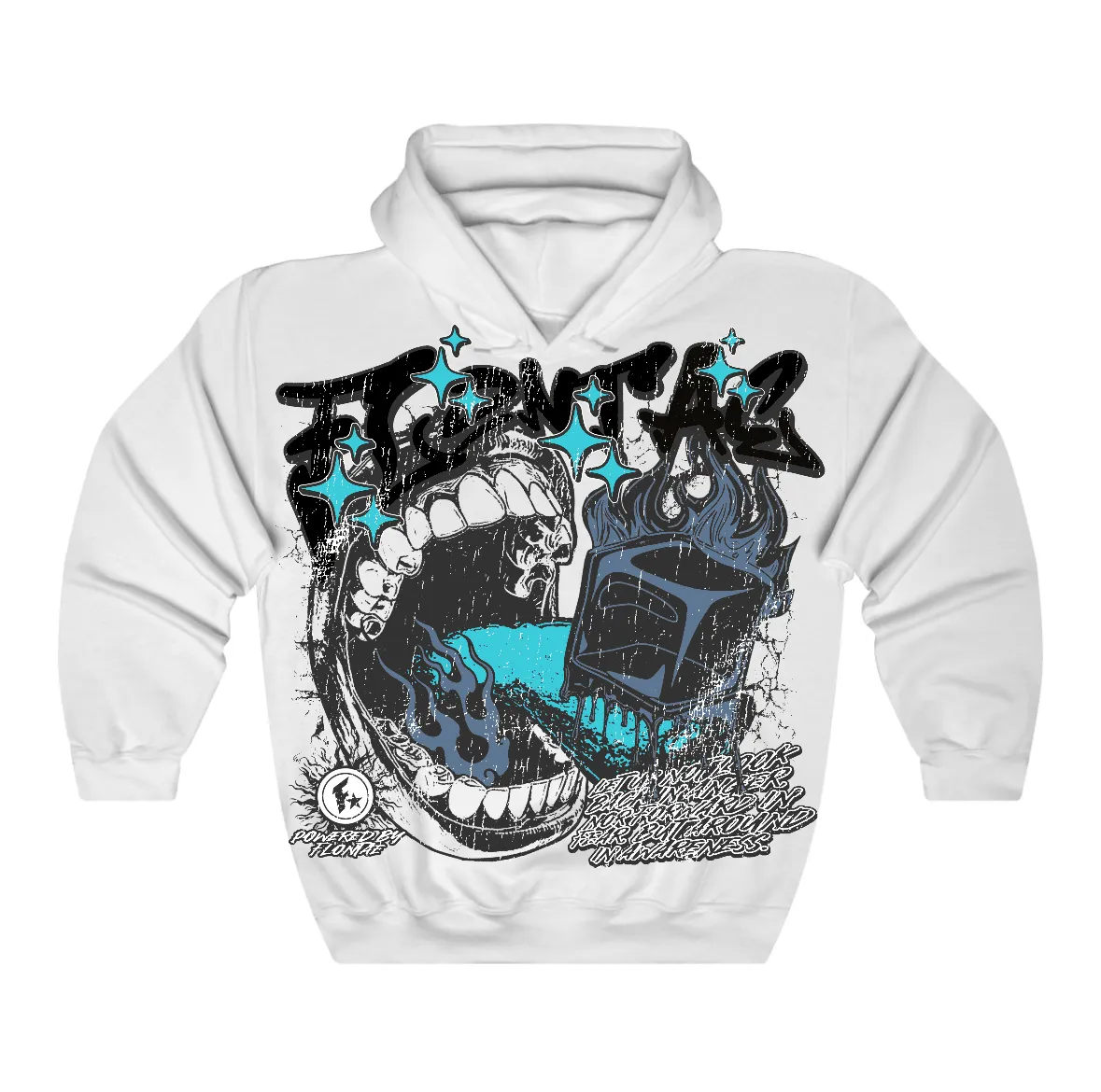 Gamma Blue 11s Flontae Hoodie Silent Motion Graphic sold by Flontae Clothing