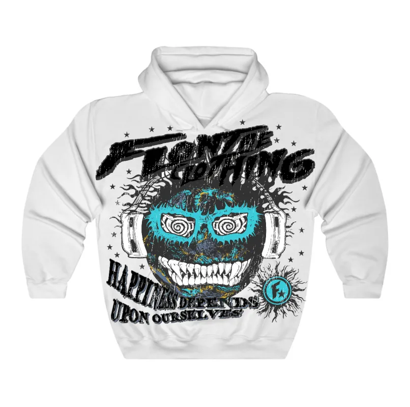 Gamma Blue 11s Flontae Hoodie Happiness Within Graphic sold by Flontae Clothing