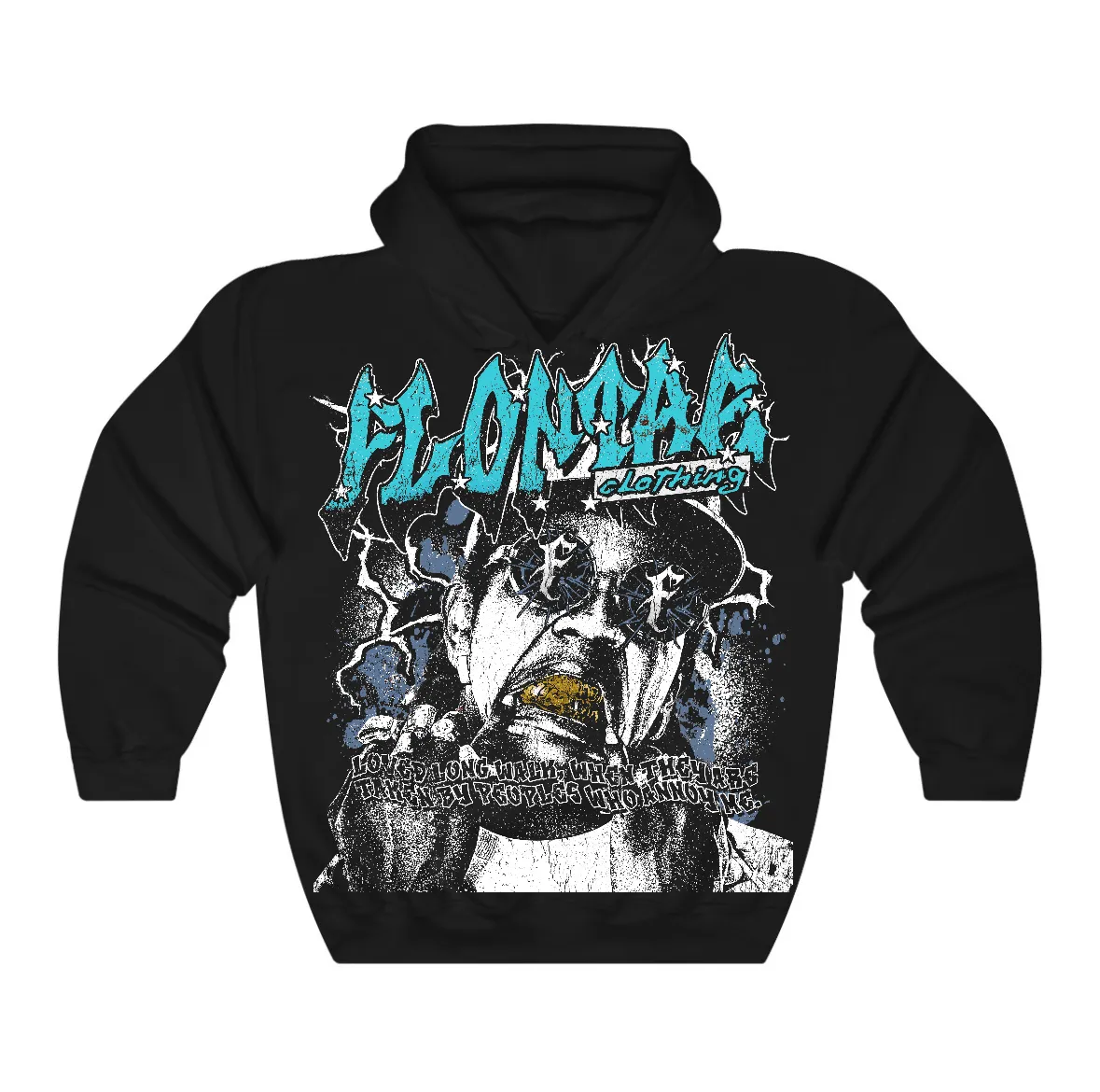 Gamma Blue 11s Flontae Hoodie Annoy Graphic sold by Flontae Clothing