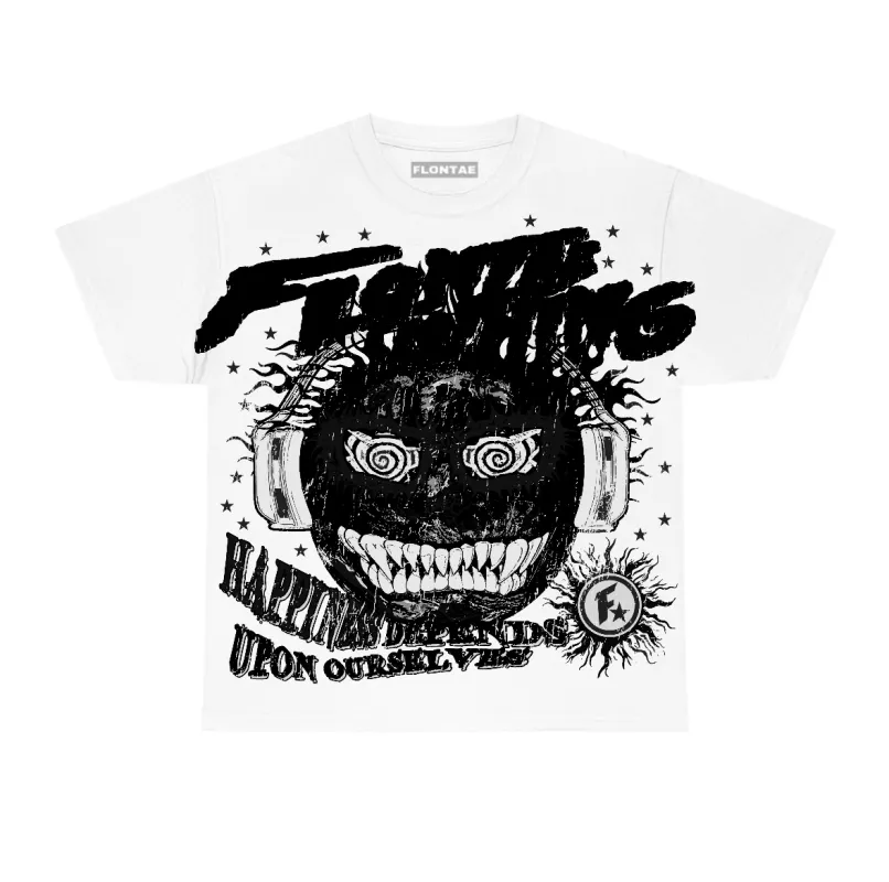 Black Cat 4s Flontae T-Shirt Happiness Within Graphic sold by Flontae Clothing
