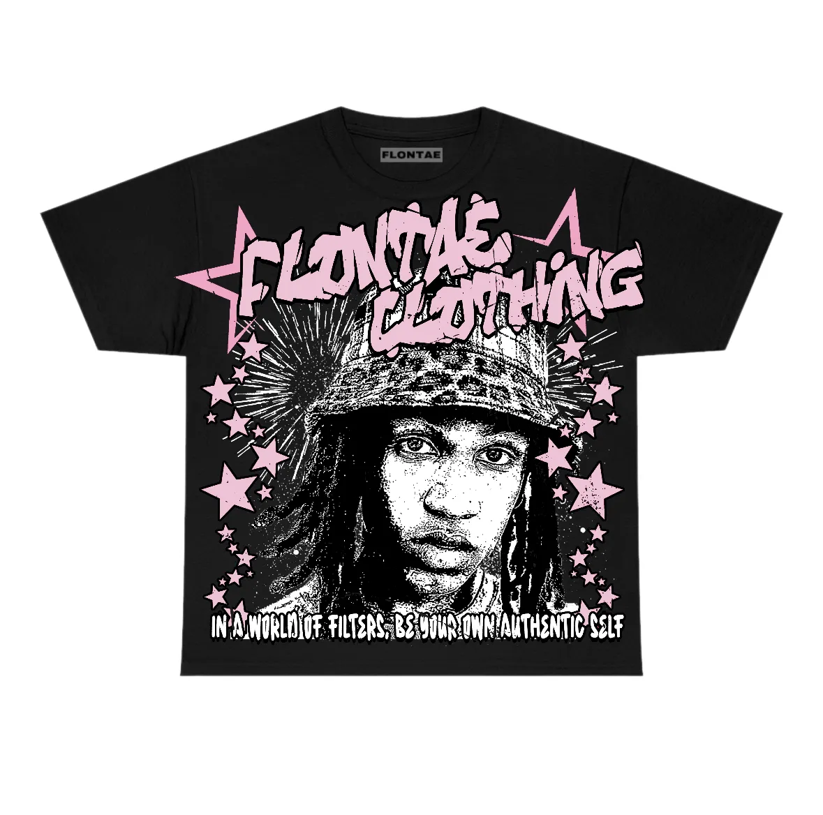 Pearl Pink 12s Flontae T-Shirt Be Yourself Graphic sold by Flontae Clothing