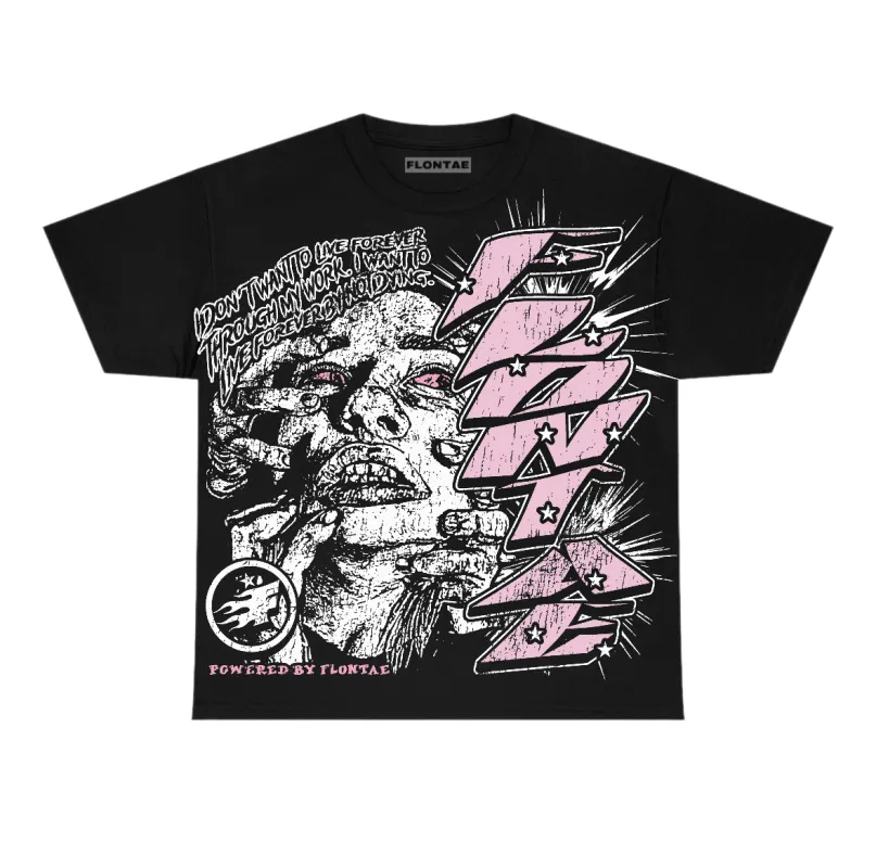 Pearl Pink 12s Flontae T-Shirt Forever Graphic sold by Flontae Clothing