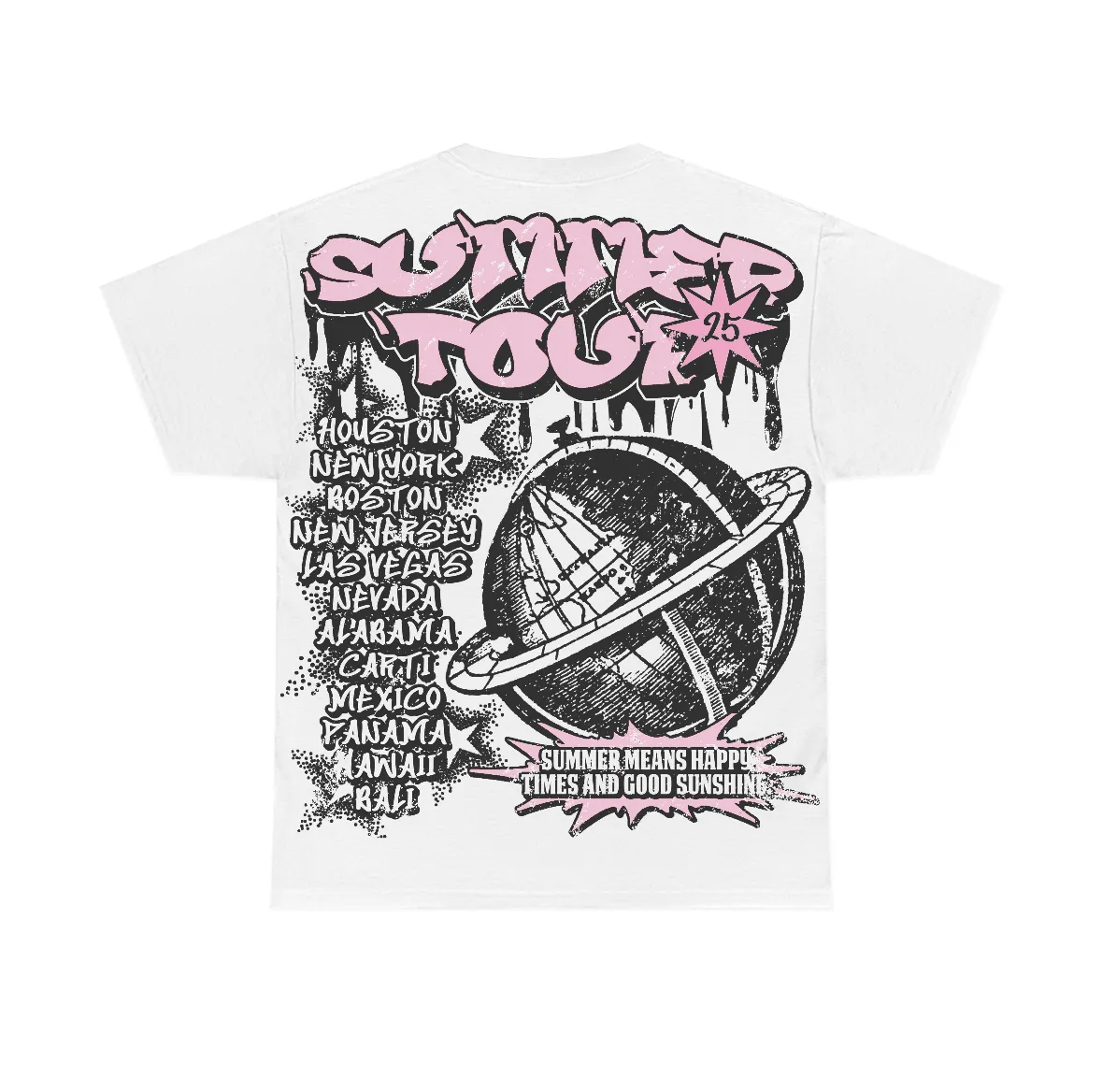 Pearl Pink 12s Flontae T-Shirt Happiness Graphic sold by Flontae Clothing product image thumbnail 2