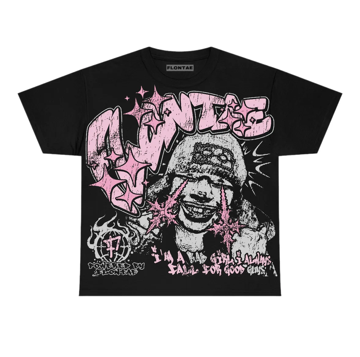 Pearl Pink 12s Flontae T-Shirt Changed The Thought Graphic sold by Flontae Clothing