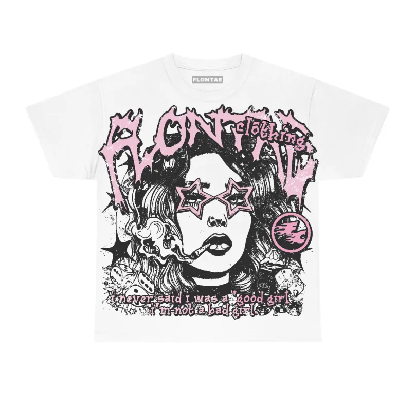 Pearl Pink 12s Flontae T-Shirt Keep Quiet Graphic sold by Flontae Clothing