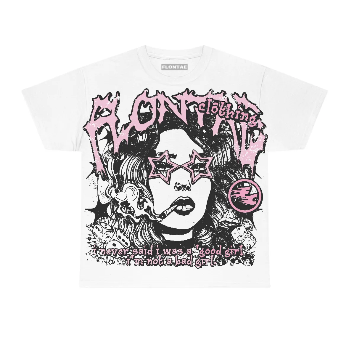 Pearl Pink 12s Flontae T-Shirt Keep Quiet Graphic sold by Flontae Clothing