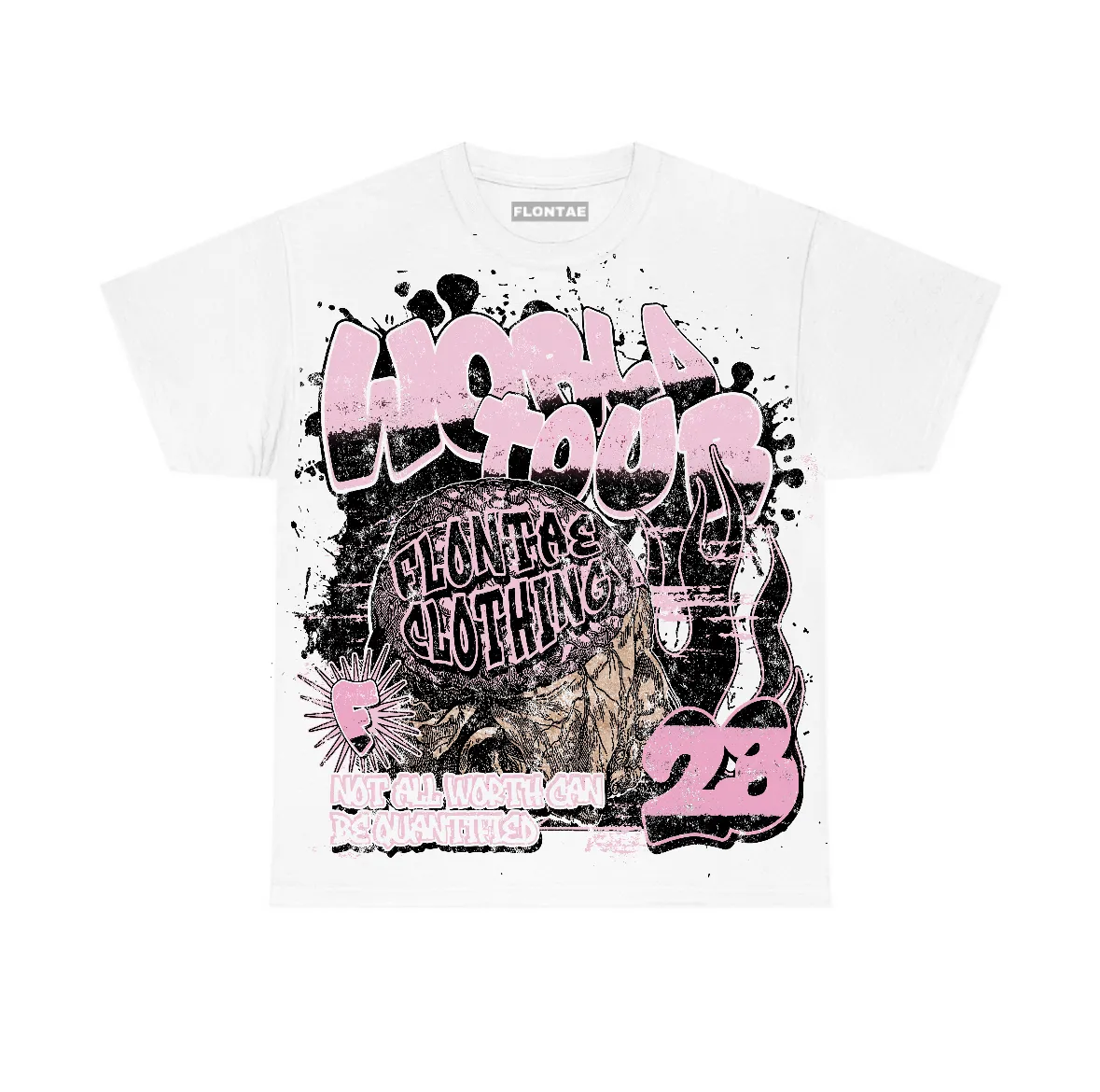 Pearl Pink 12s Flontae T-Shirt Intelligence Graphic sold by Flontae Clothing