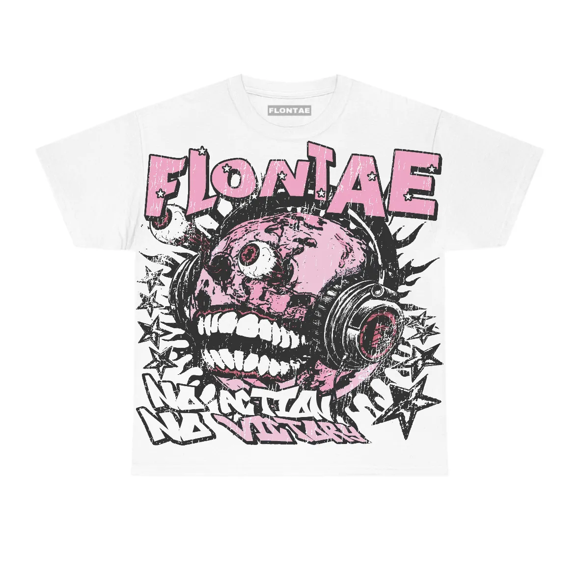 Pearl Pink 12s Flontae T-Shirt World Domination Graphic sold by Flontae Clothing