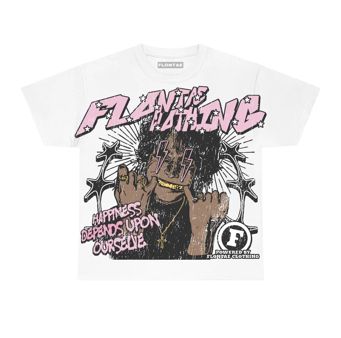 Pearl Pink 12s Flontae T-Shirt Inner Bliss Graphic sold by Flontae Clothing