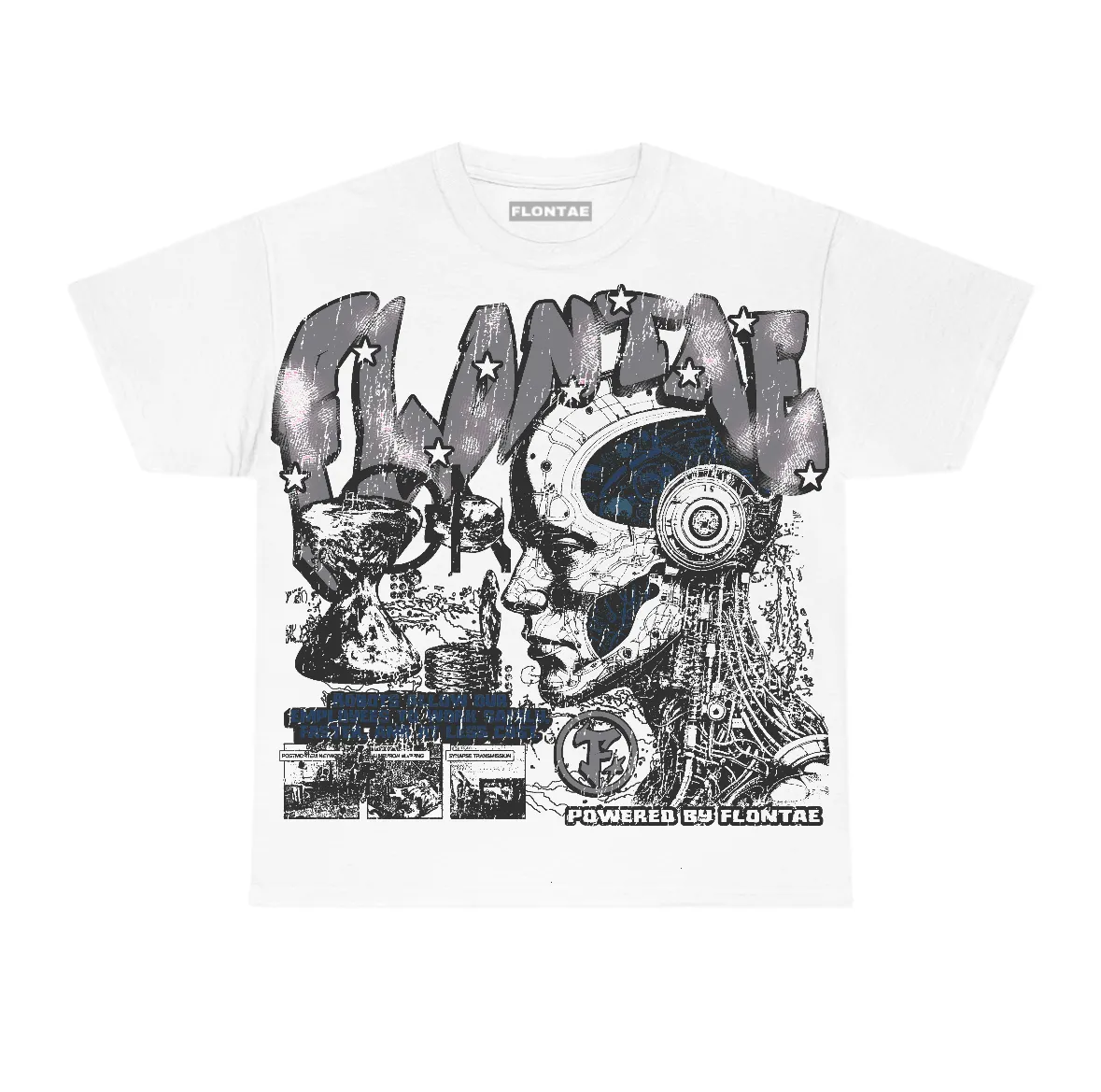 Flint Grey 9s Flontae T-Shirt Smartness Graphic sold by Flontae Clothing