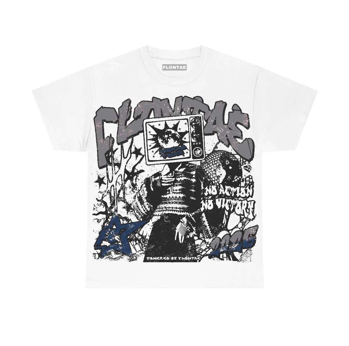 Flint Grey 9s Flontae T-Shirt No Victory Graphic sold by Flontae Clothing