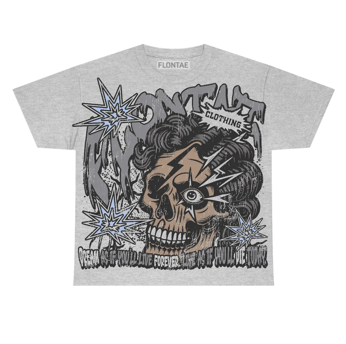 Wolf Grey 5s Flontae T-Shirt Dream Graphic sold by Flontae Clothing product image thumbnail 2