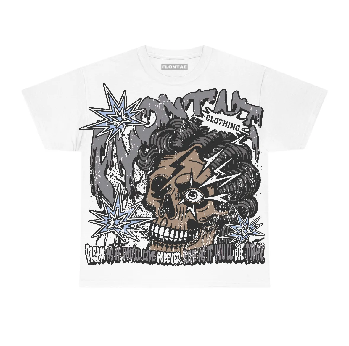 Wolf Grey 5s Flontae T-Shirt Dream Graphic sold by Flontae Clothing