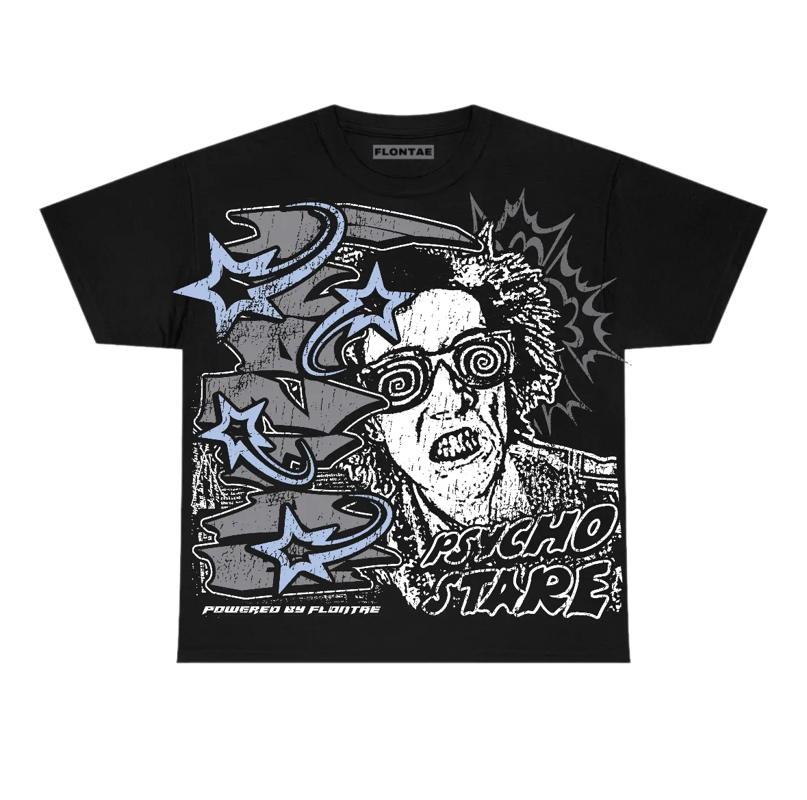 Wolf Grey 5s Flontae T-Shirt Stare Graphic sold by Flontae Clothing