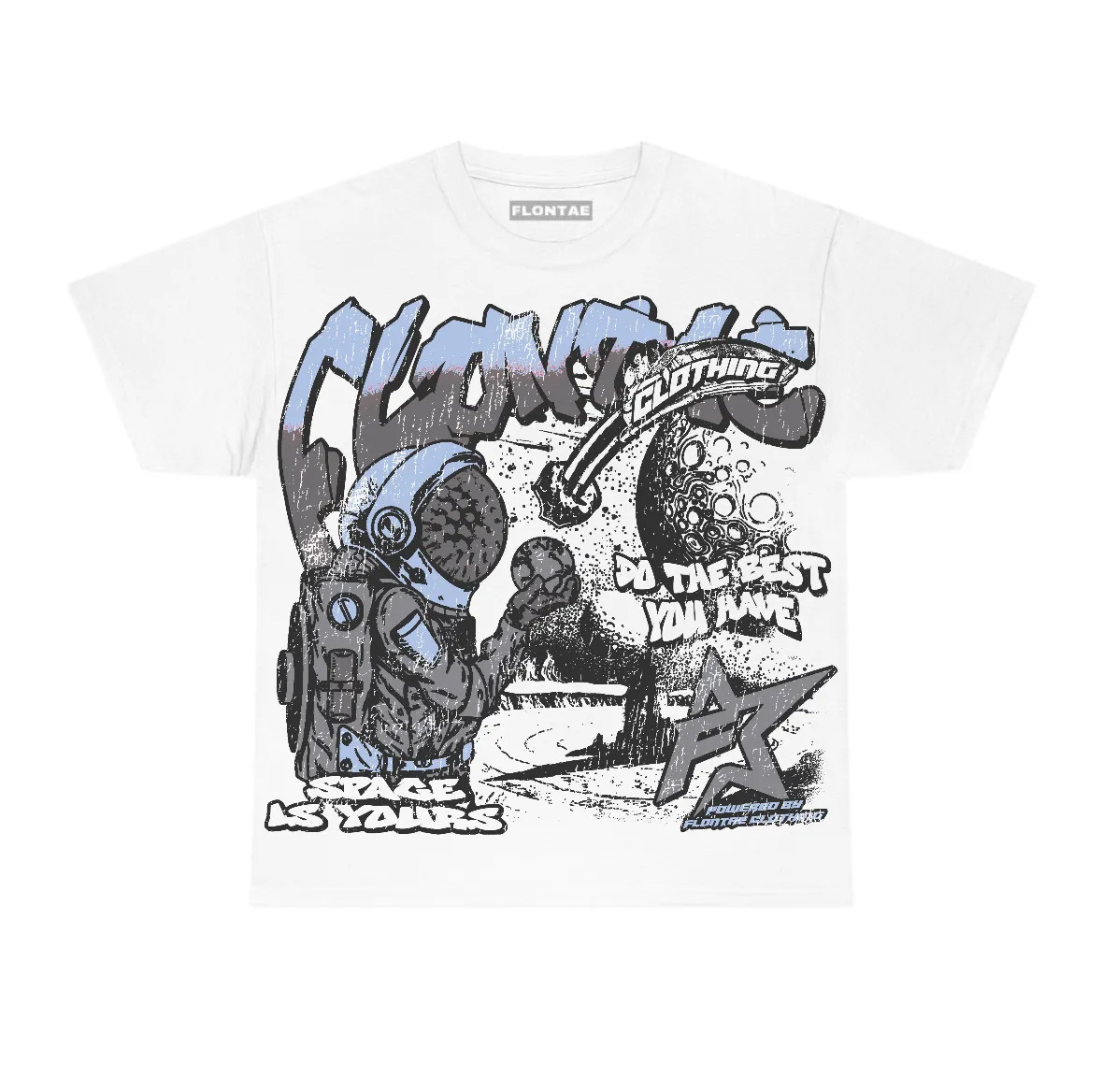 Wolf Grey 5s Flontae T-Shirt Space Is Yours Graphic sold by Flontae Clothing