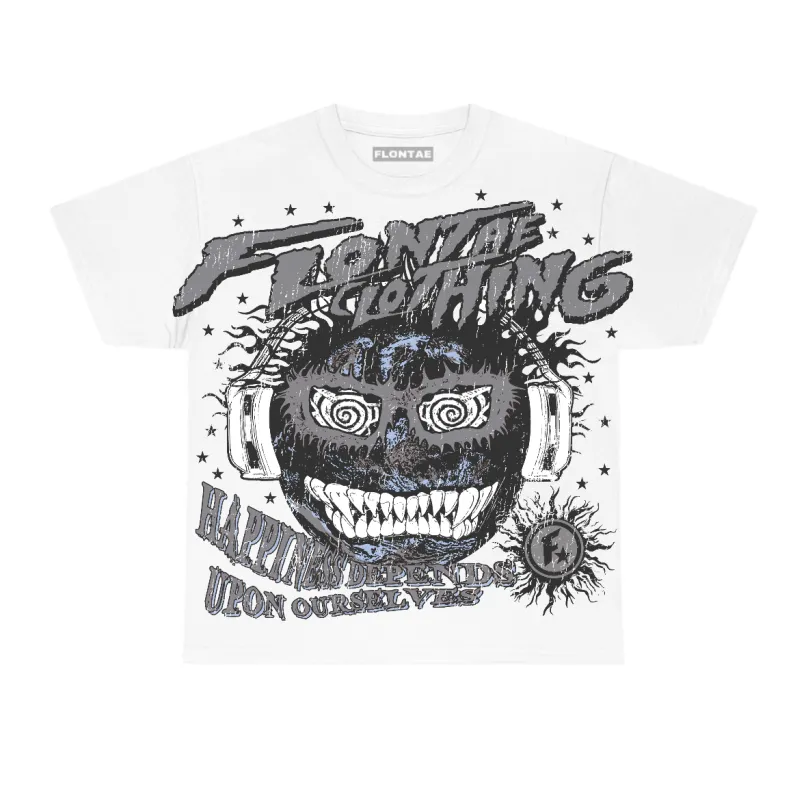 Wolf Grey 5s Flontae T-Shirt Happiness Within Graphic sold by Flontae Clothing