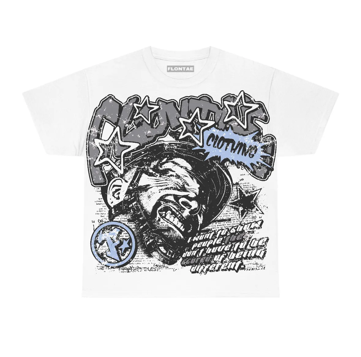 Wolf Grey 5s Flontae T-Shirt Be Unique Graphic sold by Flontae Clothing