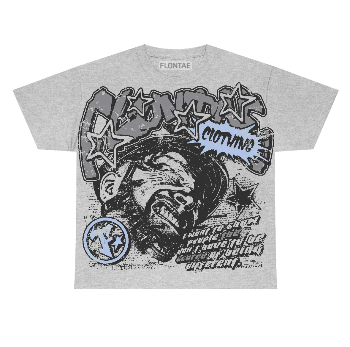 Wolf Grey 5s Flontae T-Shirt Be Unique Graphic sold by Flontae Clothing product image thumbnail 2