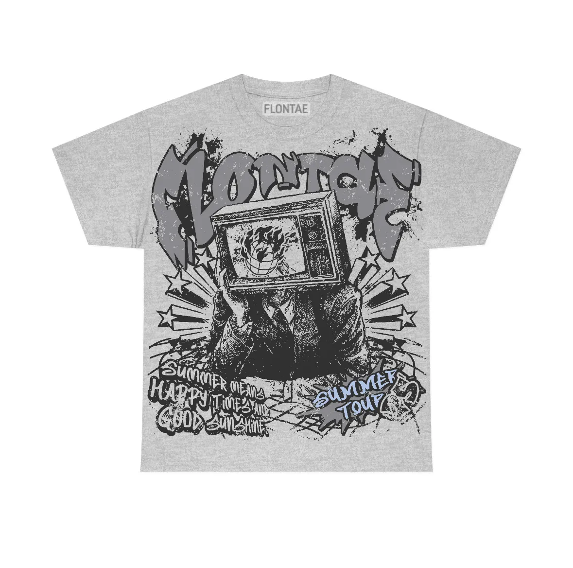 Wolf Grey 5s Flontae T-Shirt Happiness Graphic sold by Flontae Clothing product image thumbnail 3