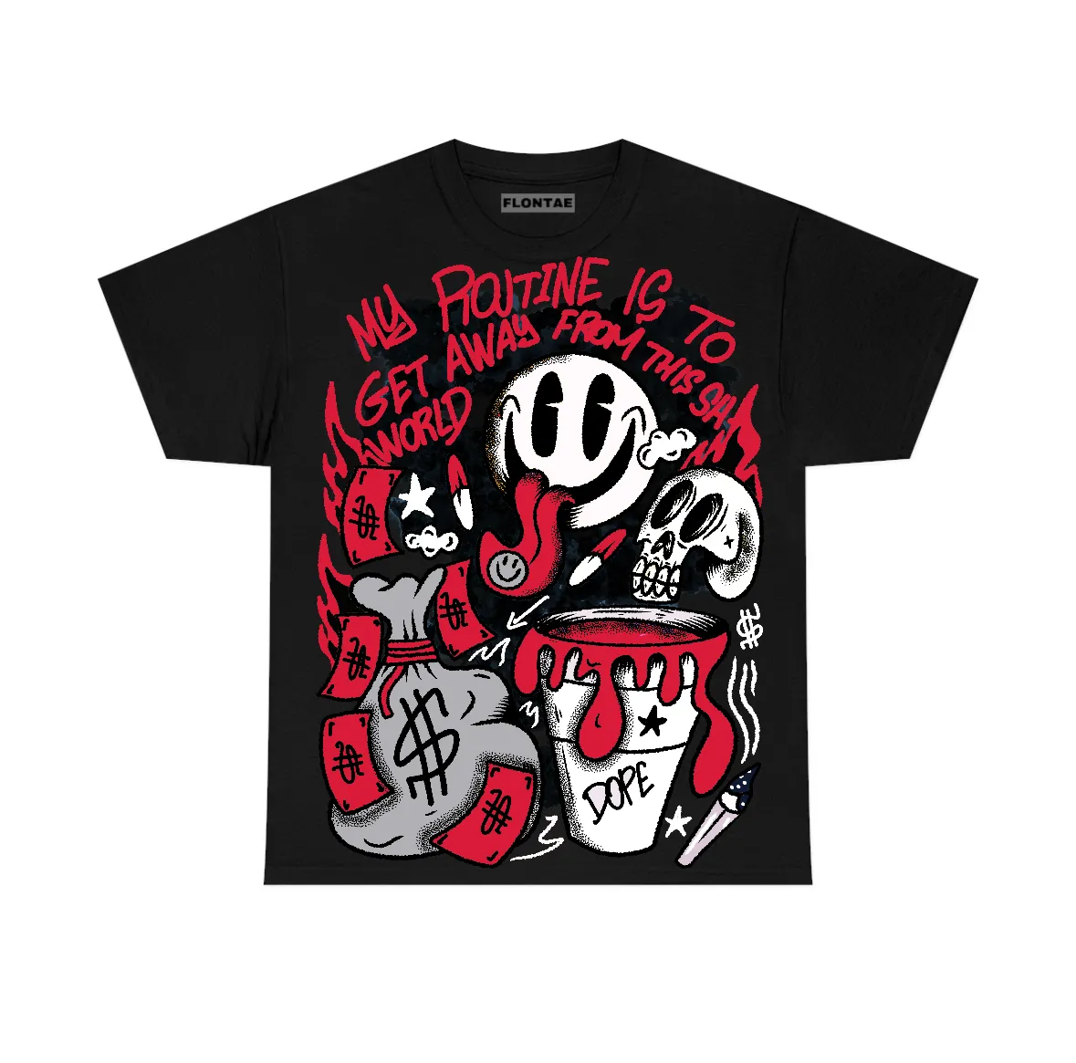 Toro Bravo 4s Flontae T-Shirt Stay Out Graphic sold by Flontae Clothing product image thumbnail 2