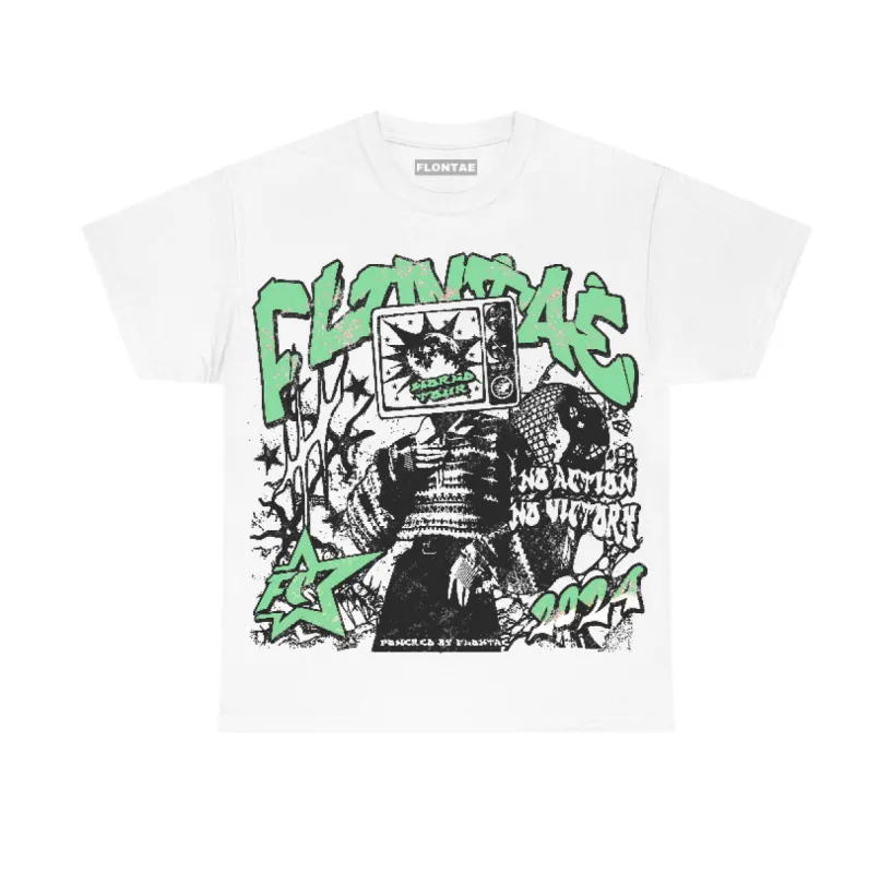 Green Glow 1s Flontae T-Shirt No Victory Graphic sold by Flontae Clothing