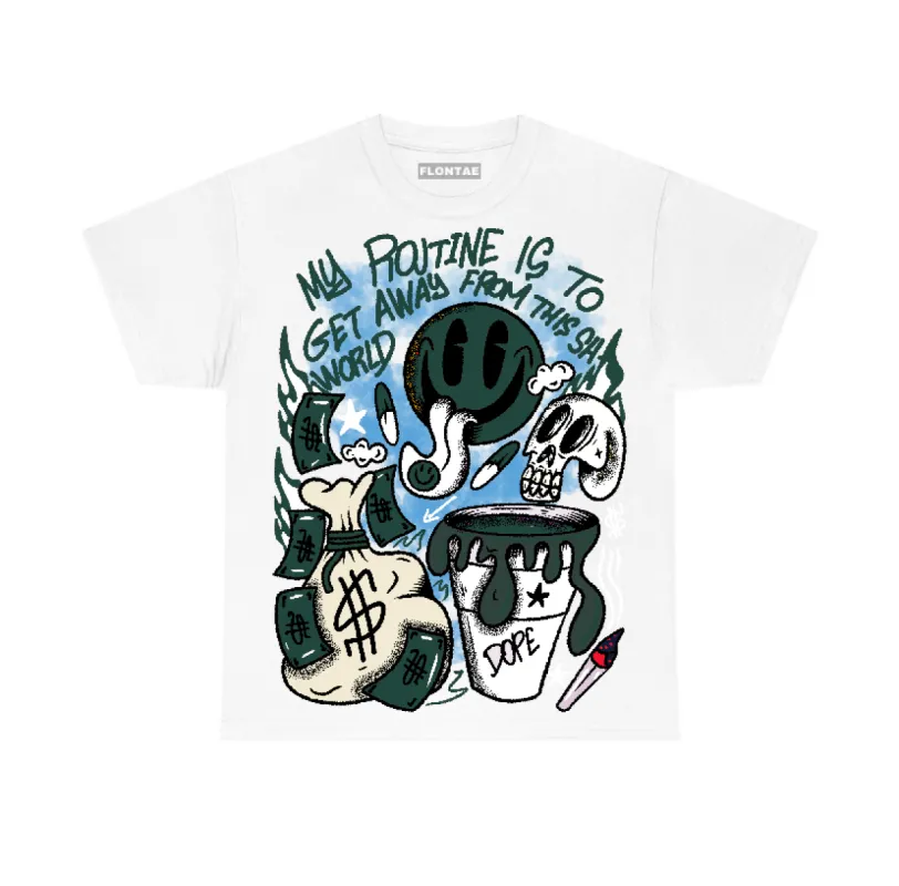 Oxidized Green 4s Flontae T-Shirt Stay Out Graphic sold by Flontae Clothing