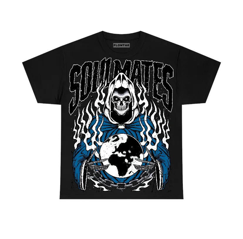 Military Blue 4s Flontae T-Shirt Soulmates Graphic sold by Flontae Clothing