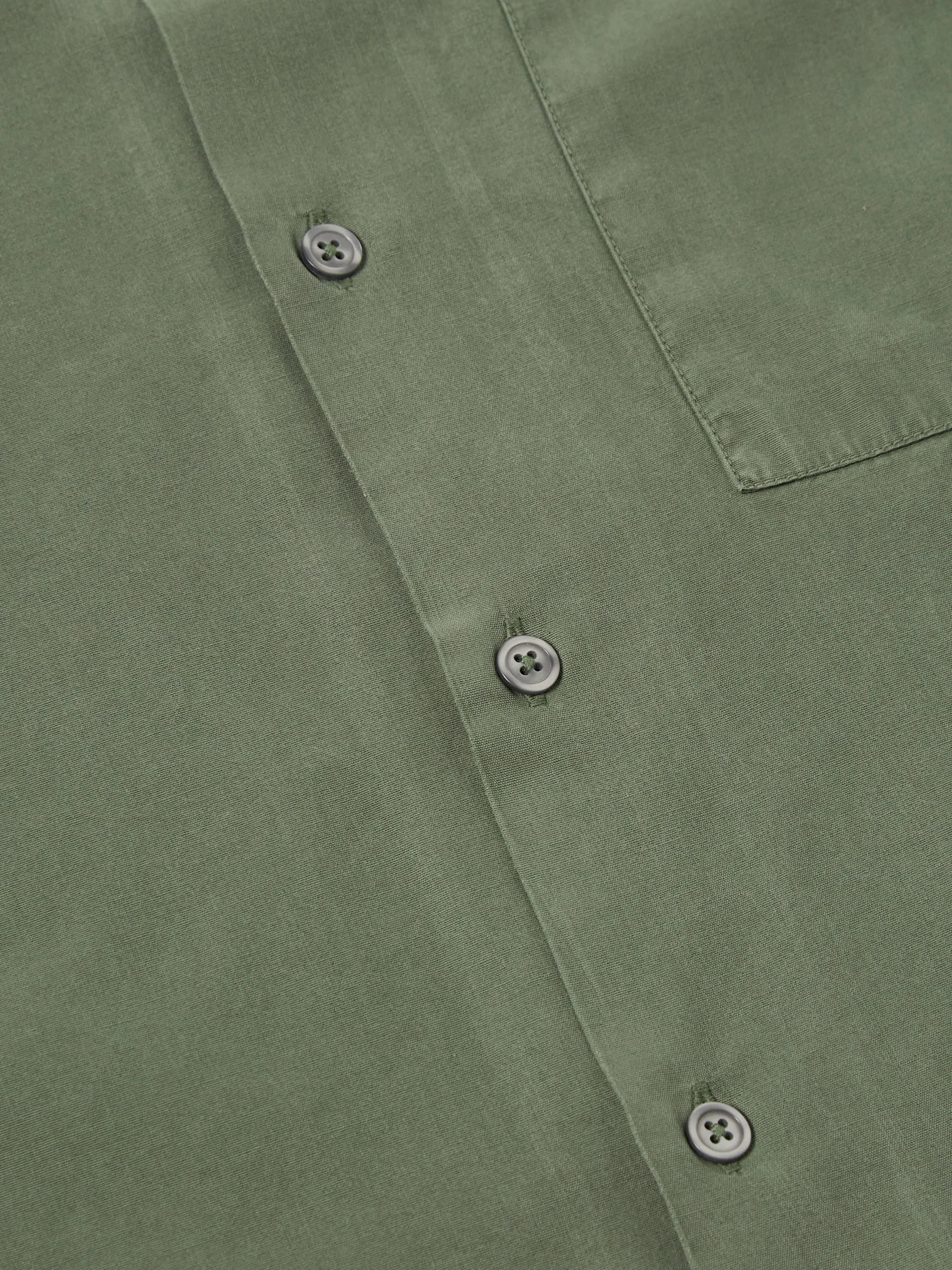 Universal Works Camp Shirt II in Birch Gardenia Lycot sold by Universal Works product image thumbnail 4